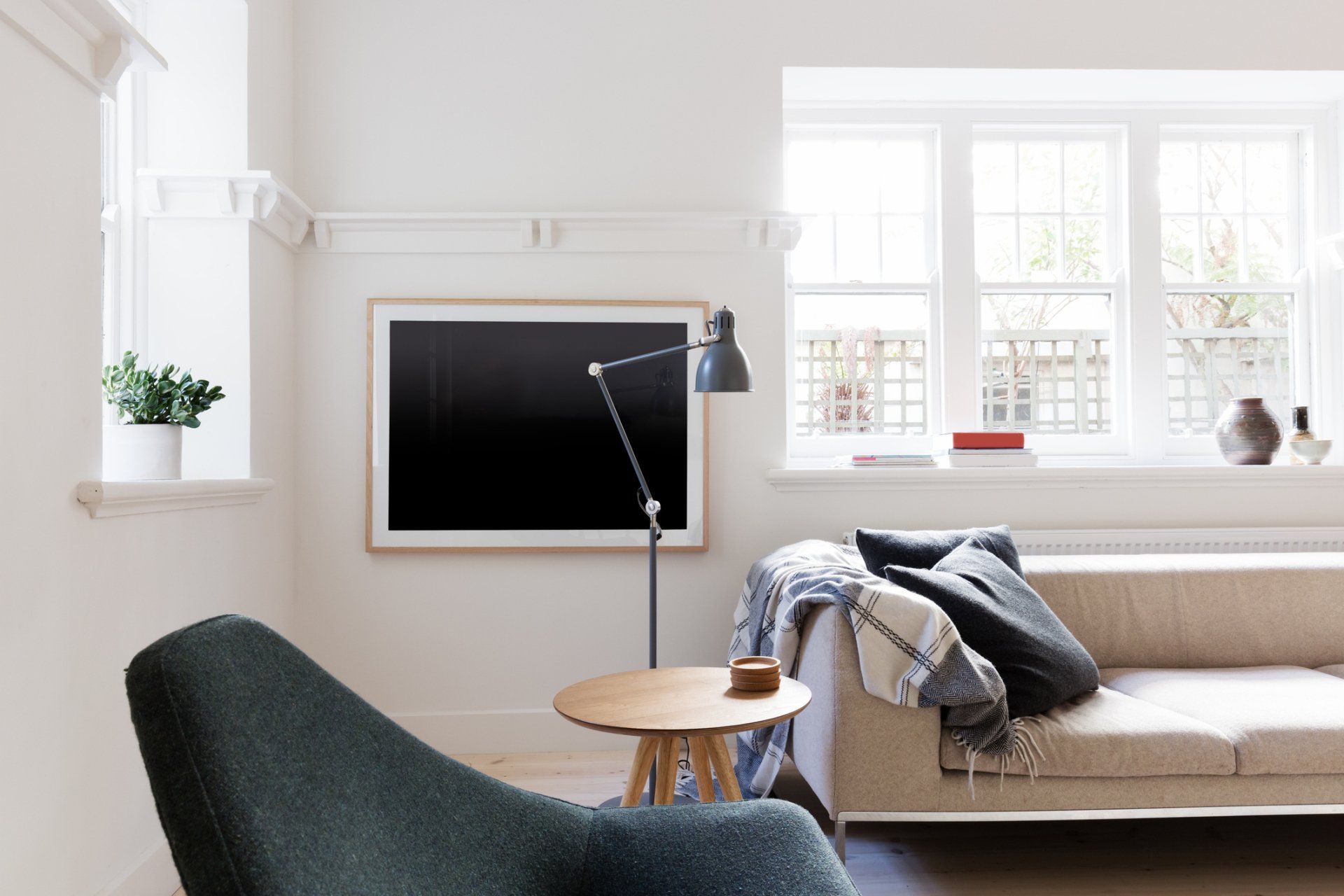Bedroom with bulb decorations | Lavington, NSW | John Stokes Painting Contractor