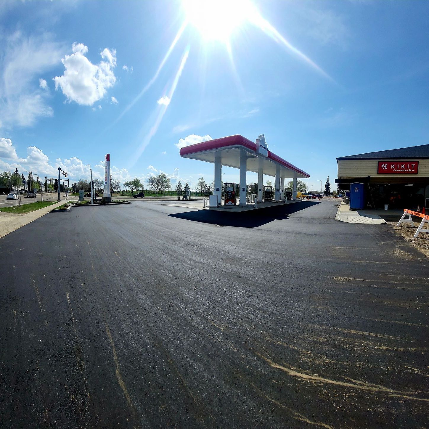 Asphalt paving work by JVR Construction & Consulting