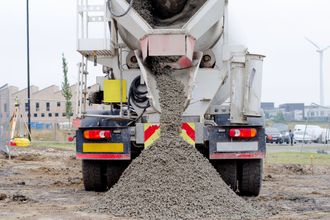 concrete mixer truck