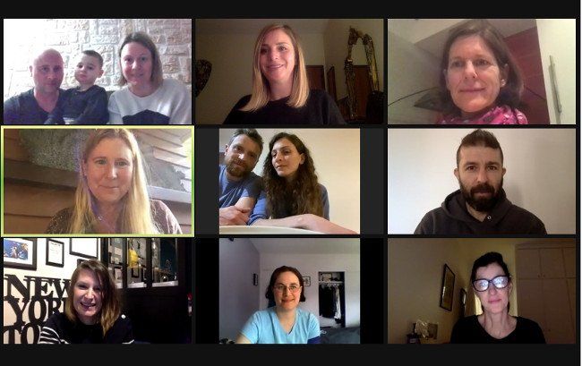 French Family Zoom Call French Family Zoom Call