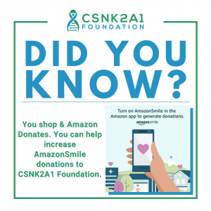 An advertisement for the csnk2a1 foundation