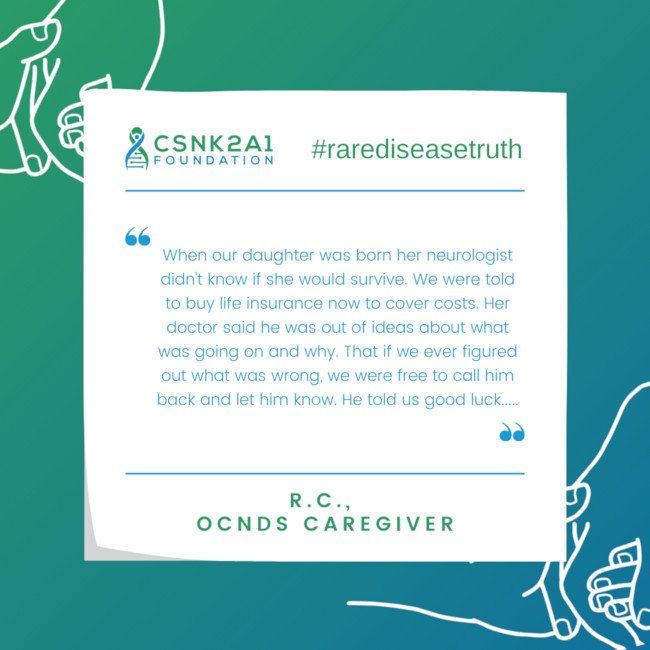 A card with a quote from r.c. ocnds caregiver