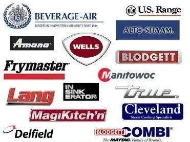 A bunch of logos for different brands of appliances