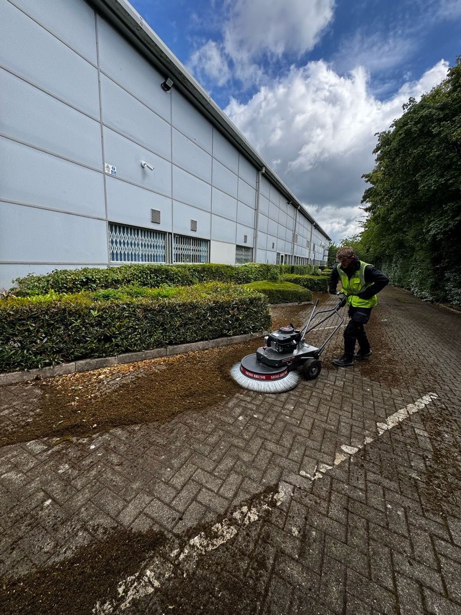 Commercial Moss Removal for Car Parks | One Group Services