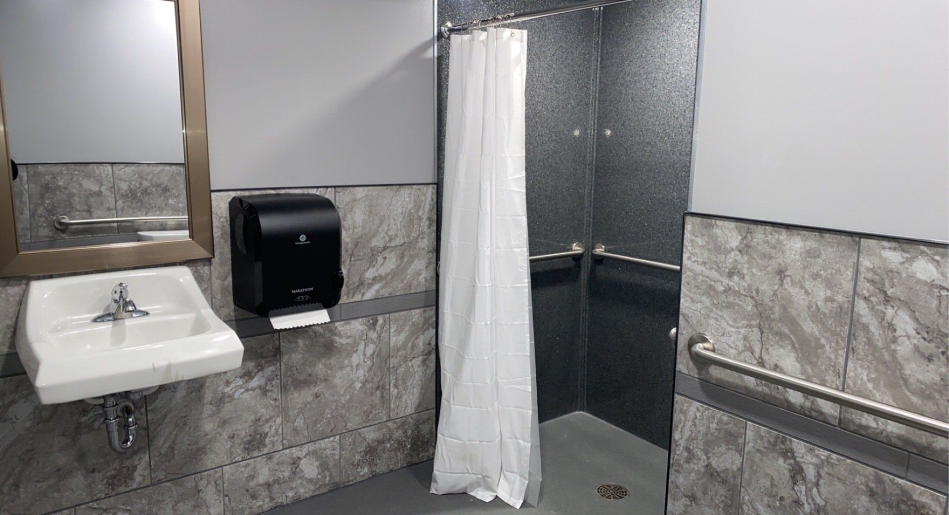 Creek Side Resort RV park bathrooms in Hays, KS