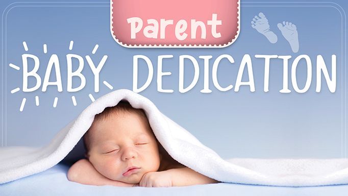 Baby sleeping under a blanket; graphic with
