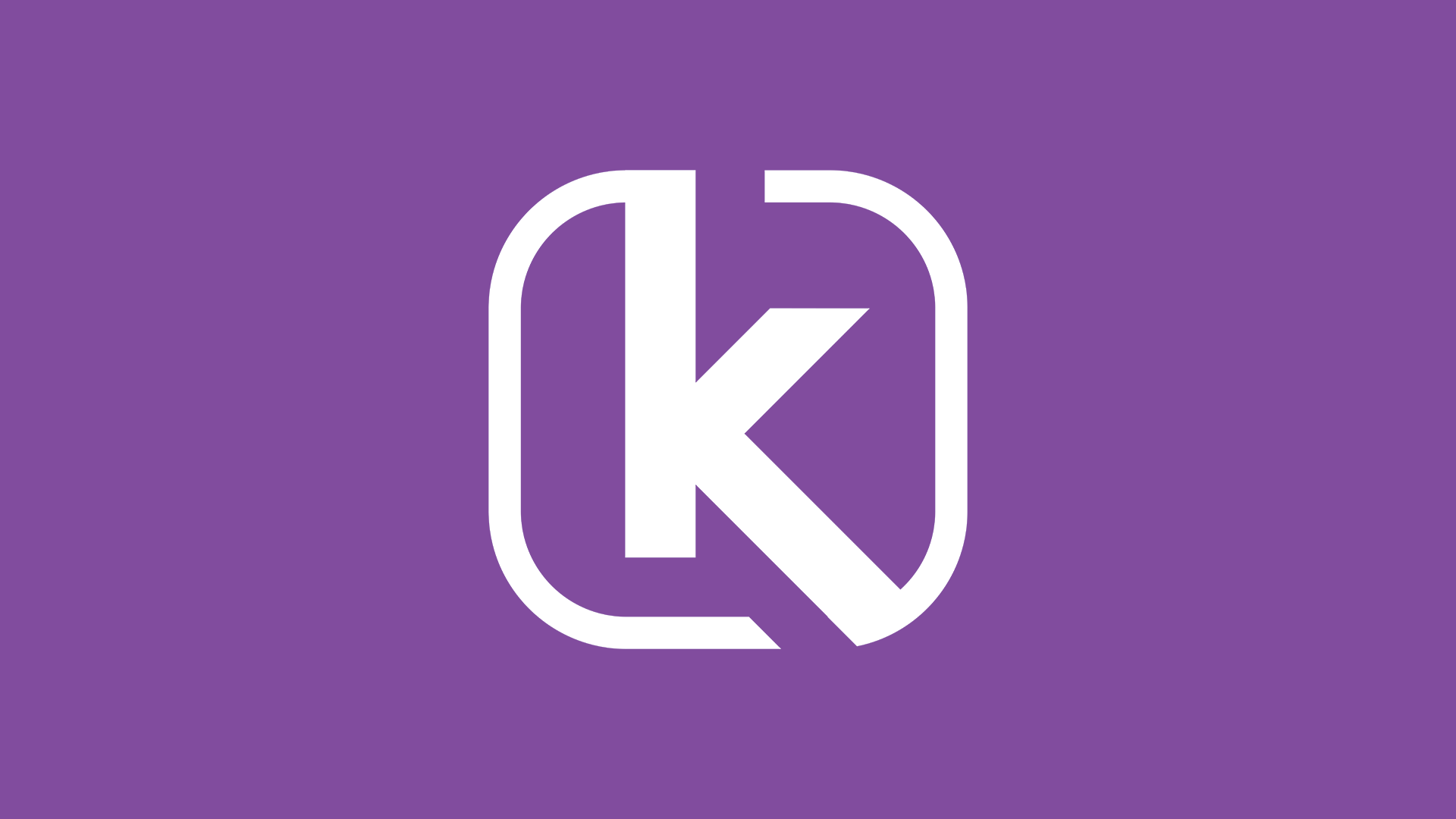 Purple flag with a white
