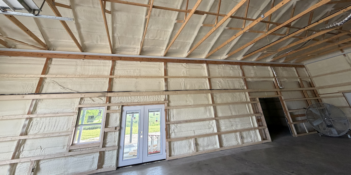 Spray Foam Barn