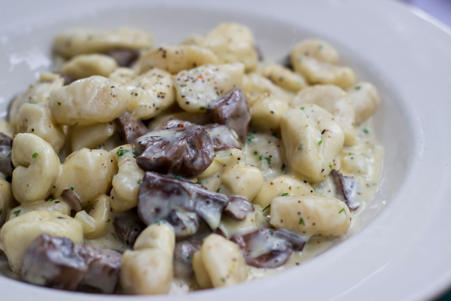 Gnocchi ai funghi