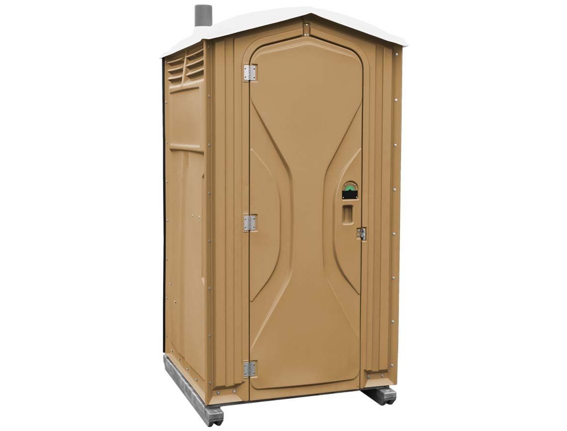 Portable restroom tan | Flagstaff, AZ | First Class Sanitation