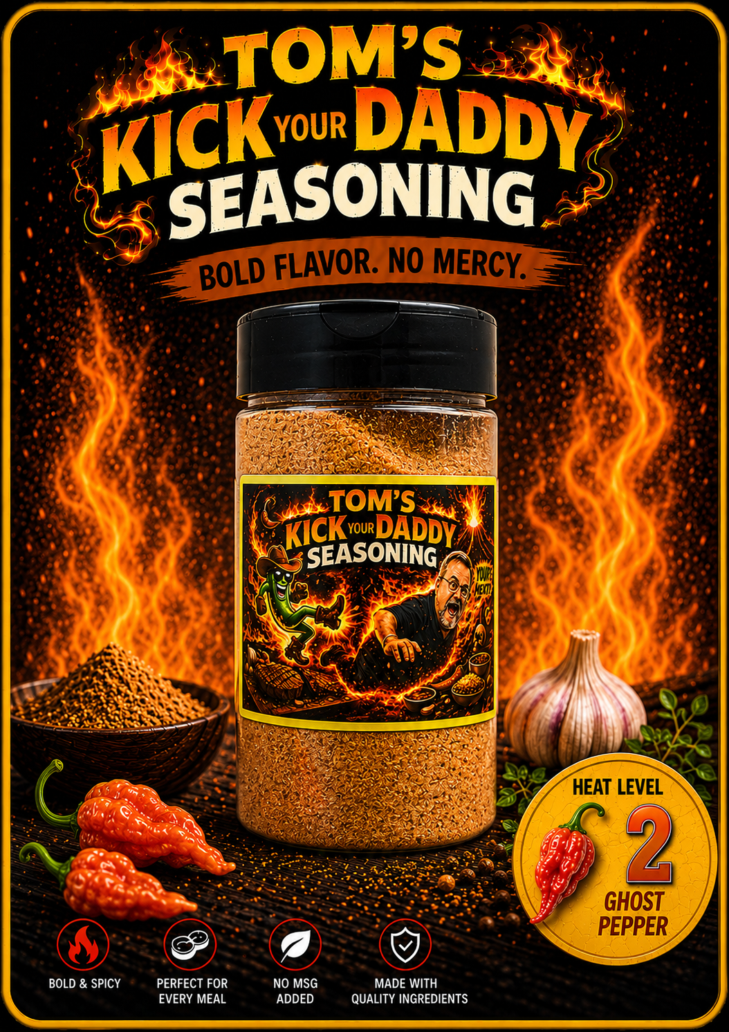 Heat Level 2 Big Bottle (250g)
