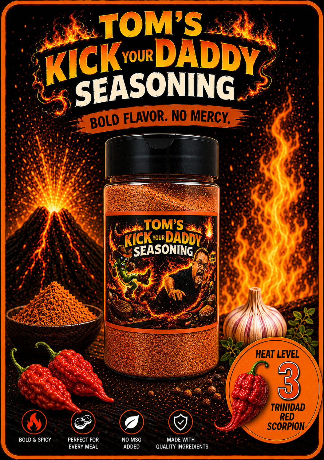 Heat Level 3 Big Bottle (250g)
