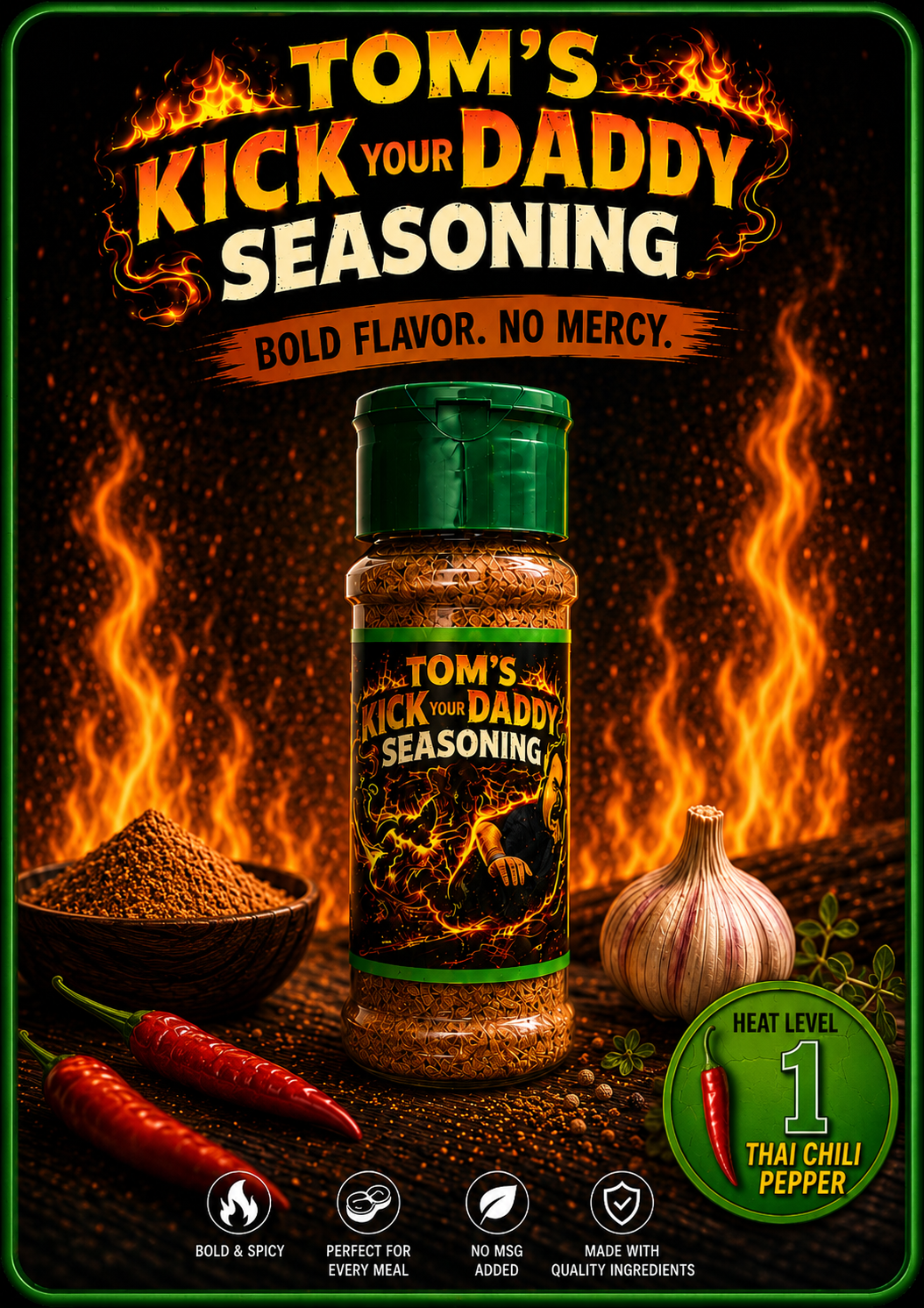 Heat Level 1 Spice Blend