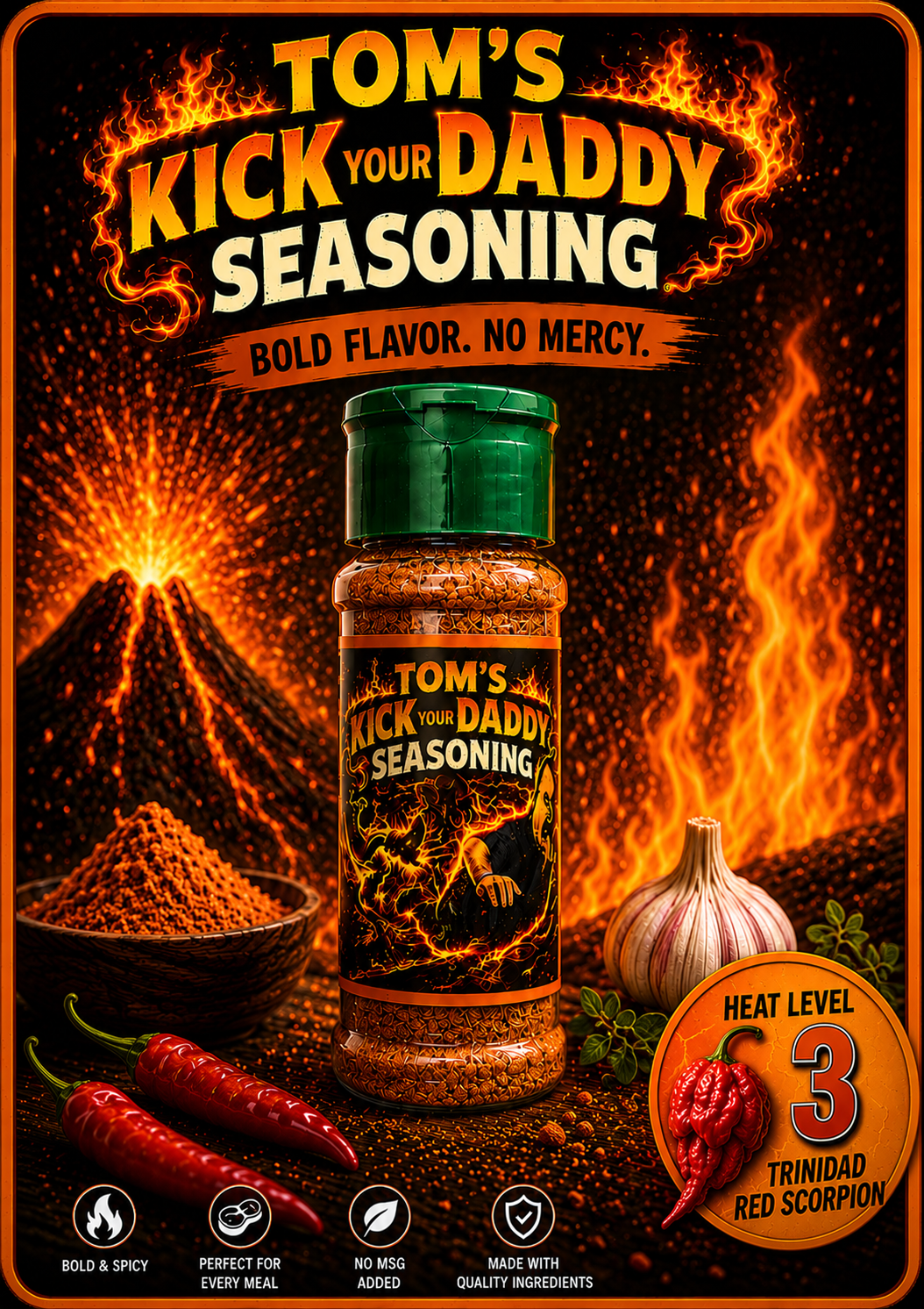 Heat Level 3 Spice Blend