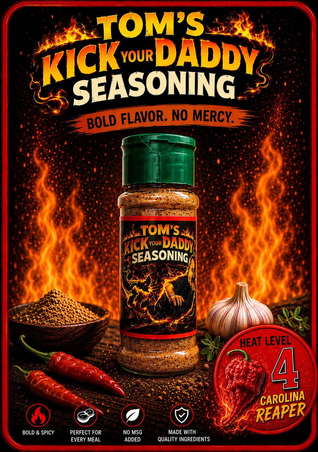 Heat Level 4 Spice Blend