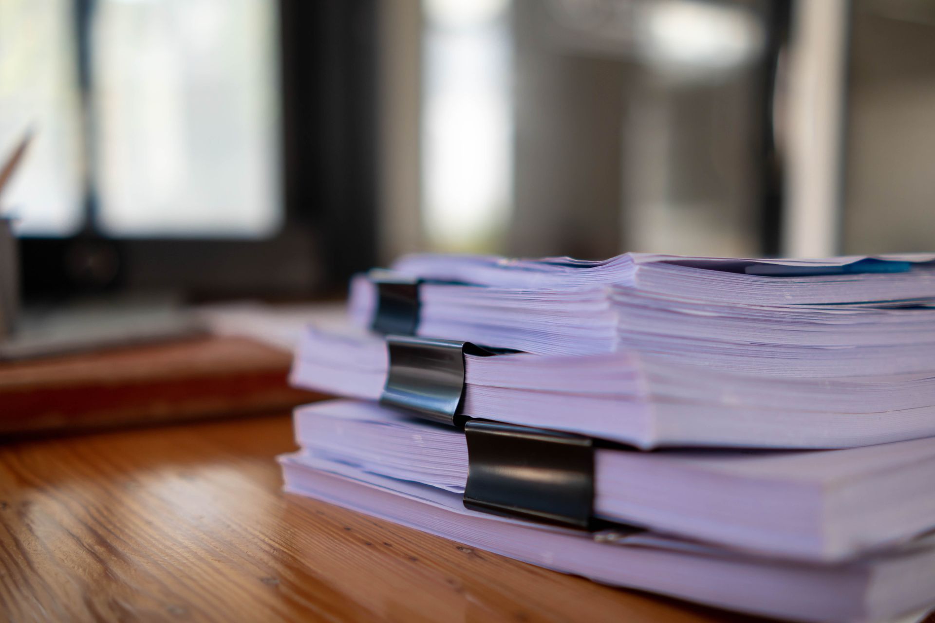 Stack of papers 
