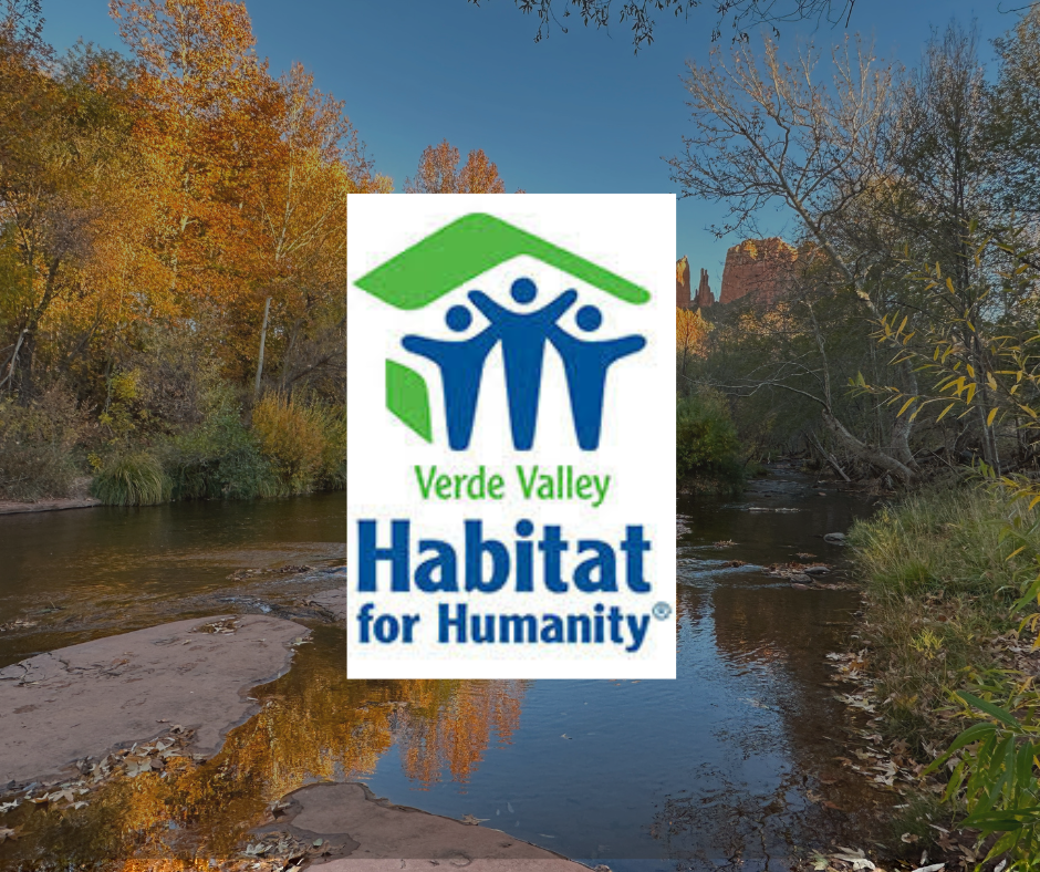 A logo for the verde valley habitat for humanity