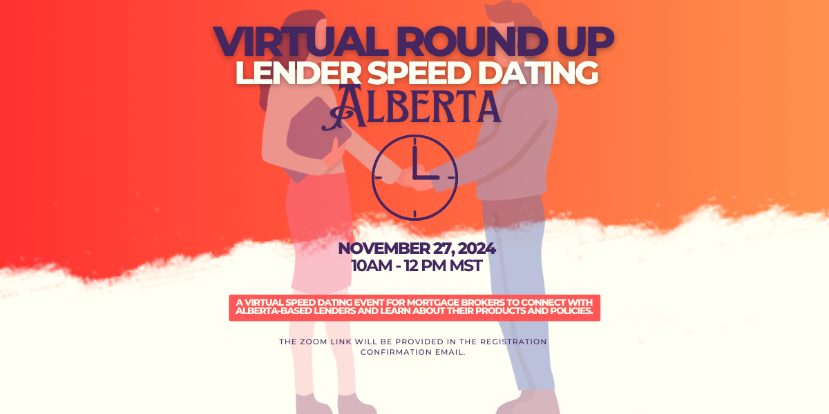A poster for a private lender speed dating event