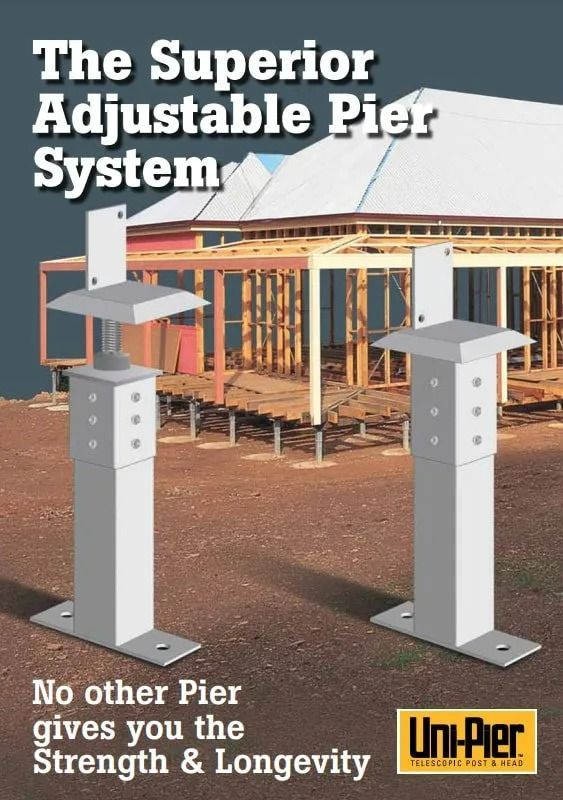 Advertisement for An Adjustable Pier System — Express Timber Solutions In Long Jetty, NSW