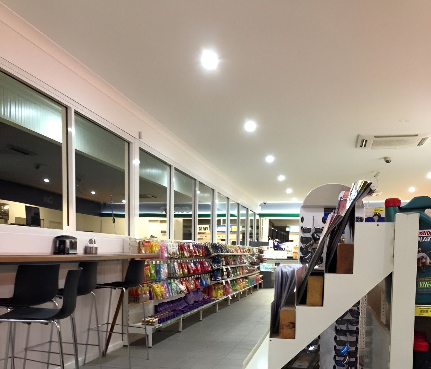 Commercial lighting installation by electricians Cairns.jpg