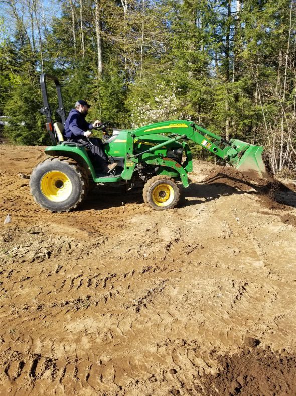 Tractor On Dirt Terrain