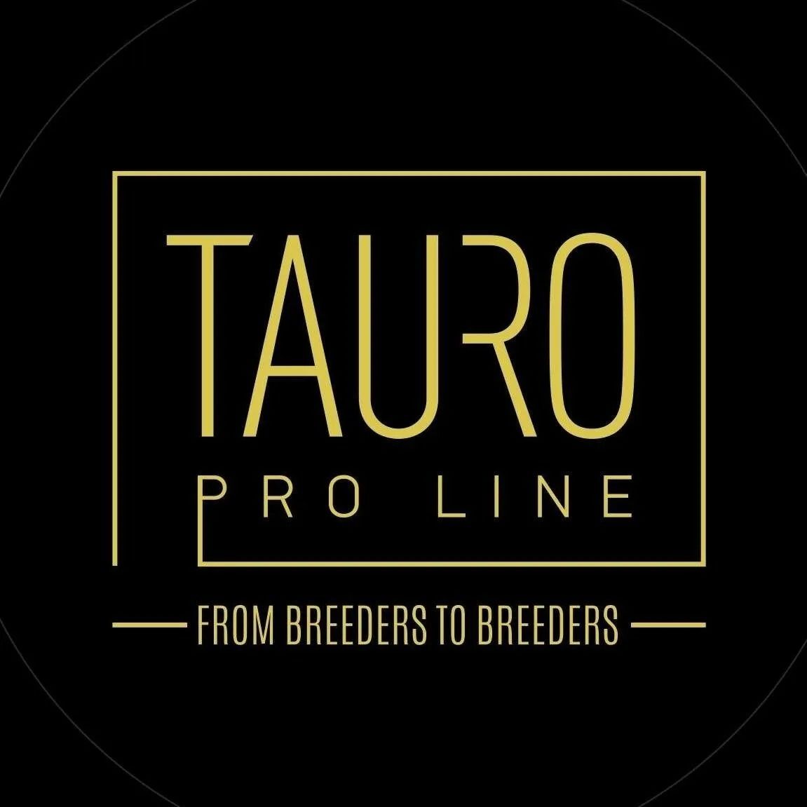 Een logo voor de tauro pro lijn van fokkers tot fokkers