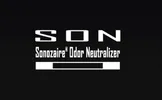 A black and white logo for son sonozaire odor neutralizer
