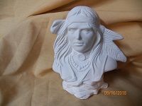 Indian brave bust