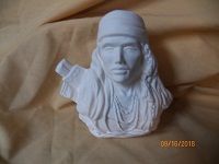 Indian warrior bust
