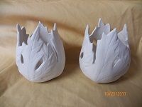 oak leaf candle cups