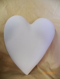 plain heart garden rock