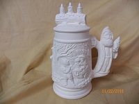 small stein with Santa