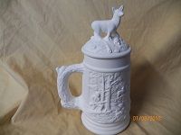 small stein with deer