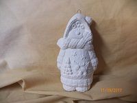 snowman ornament with deer