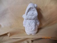 snowman ornament with snowman and fence