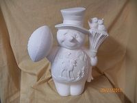 snowman with football