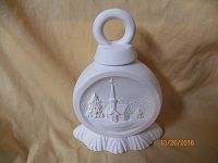 tiny ornament with church