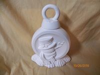tiny ornament with snowman