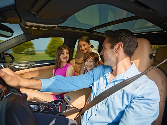 Famiiy inside the car — Charlotte, NC  — All Points Insurance