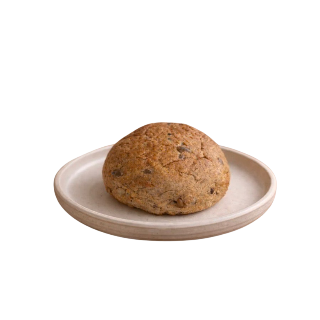 Een kom met eten met een lichtgevende cirkel eromheen