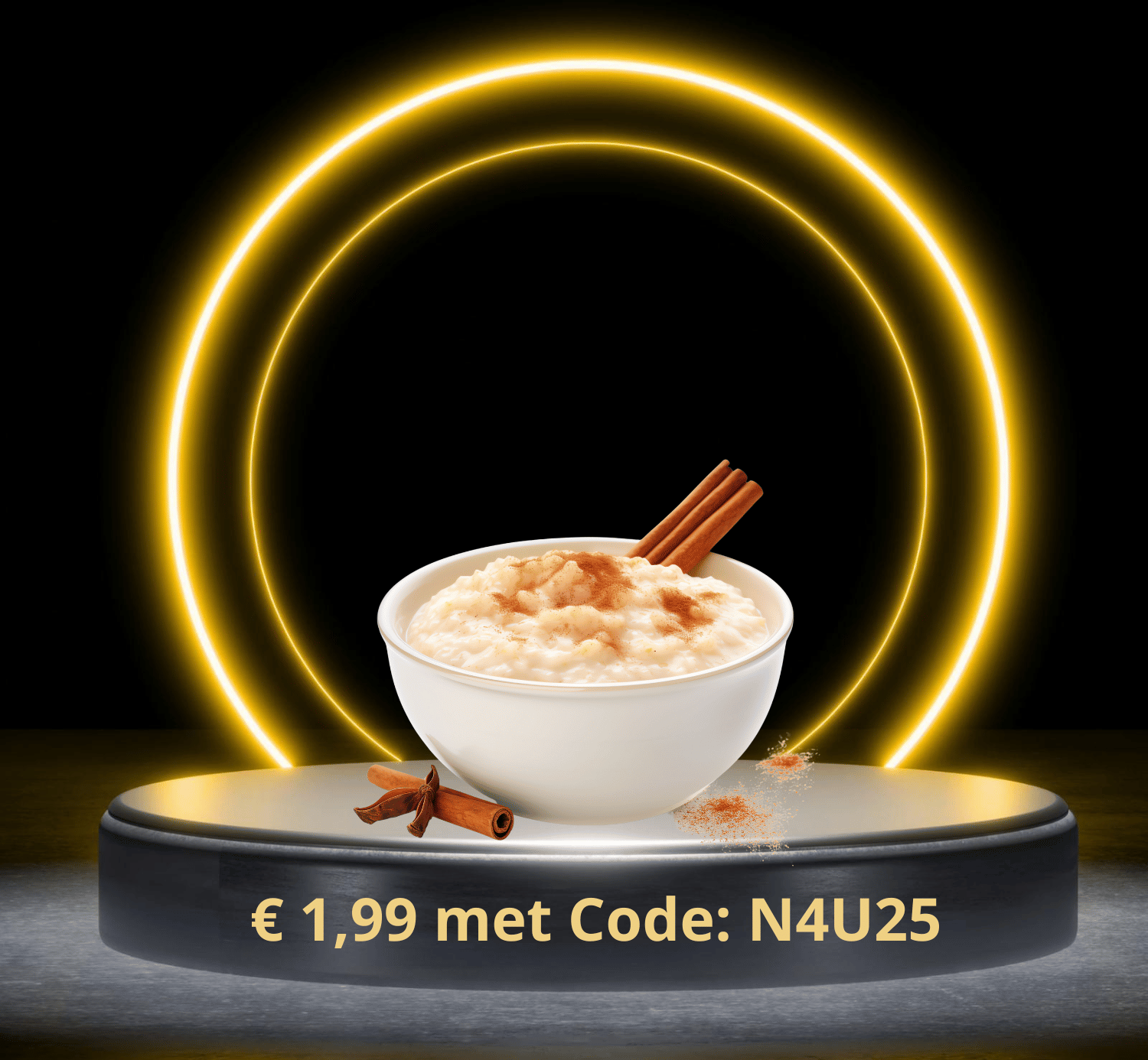Eiwitrijke rijstenpap