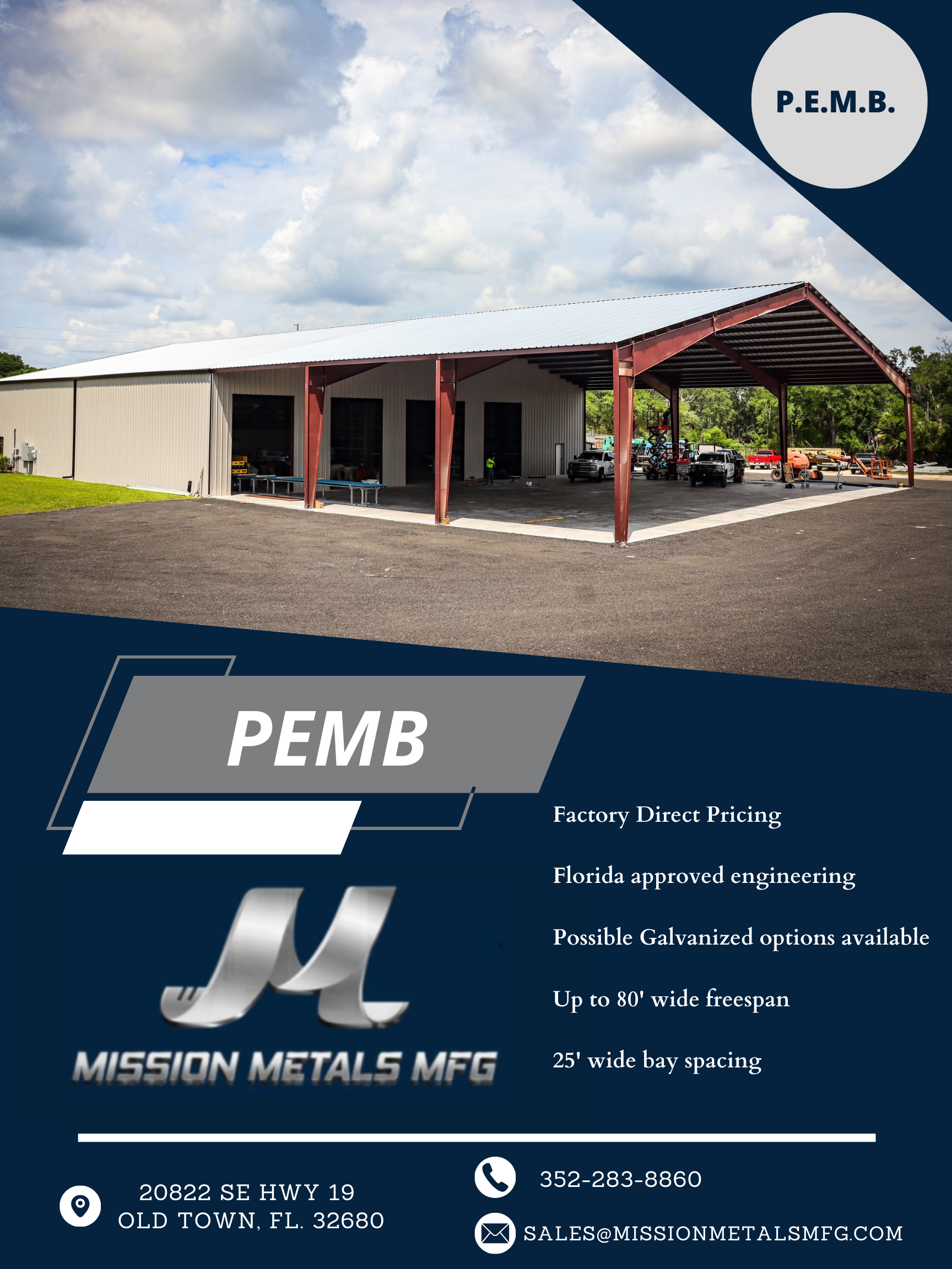 Steel building manufacturers in Florida