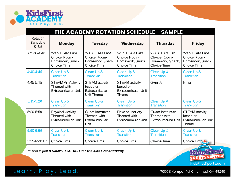 Kids First Academy Before and After School Program Kids First