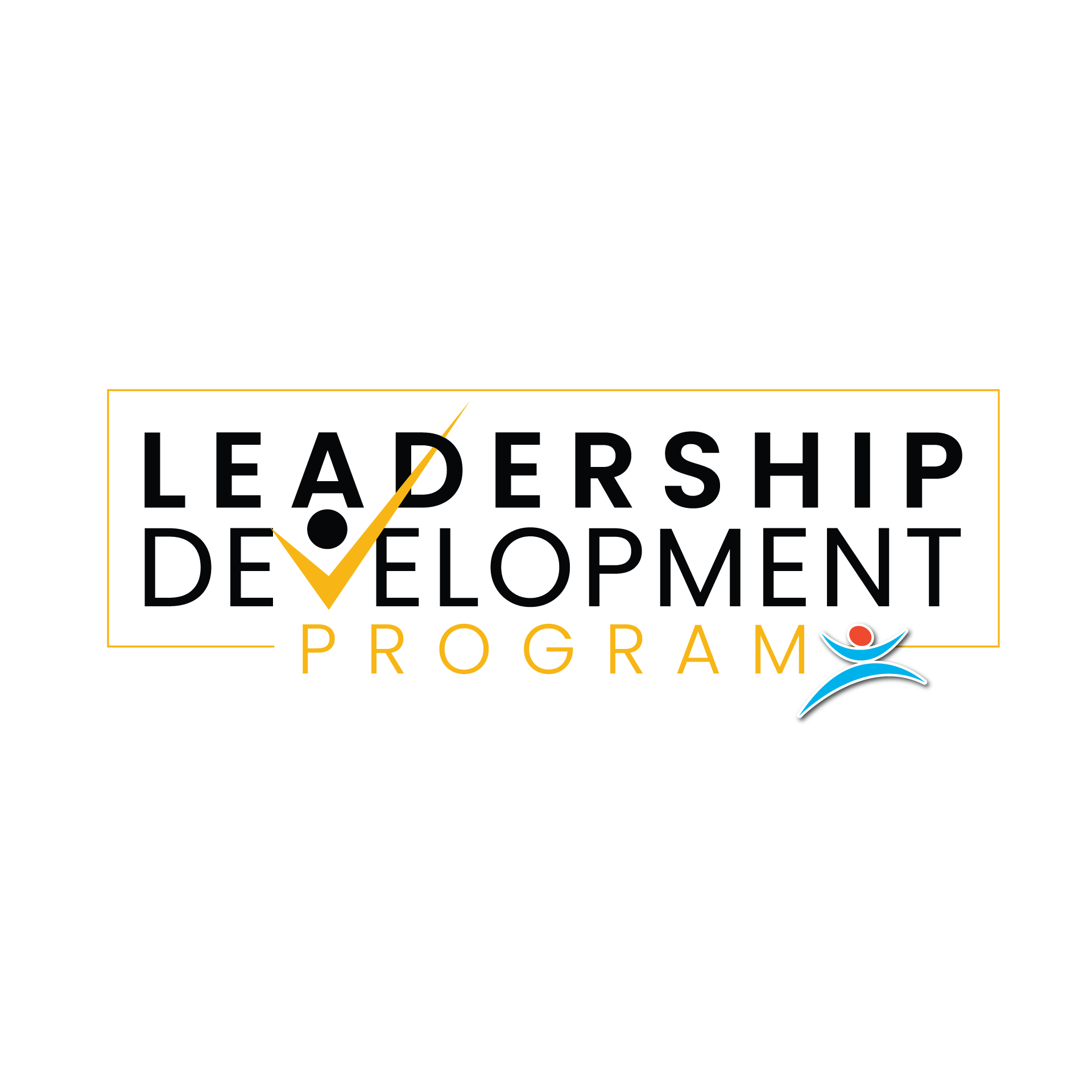 A logo for a leadership development program at Kids First 