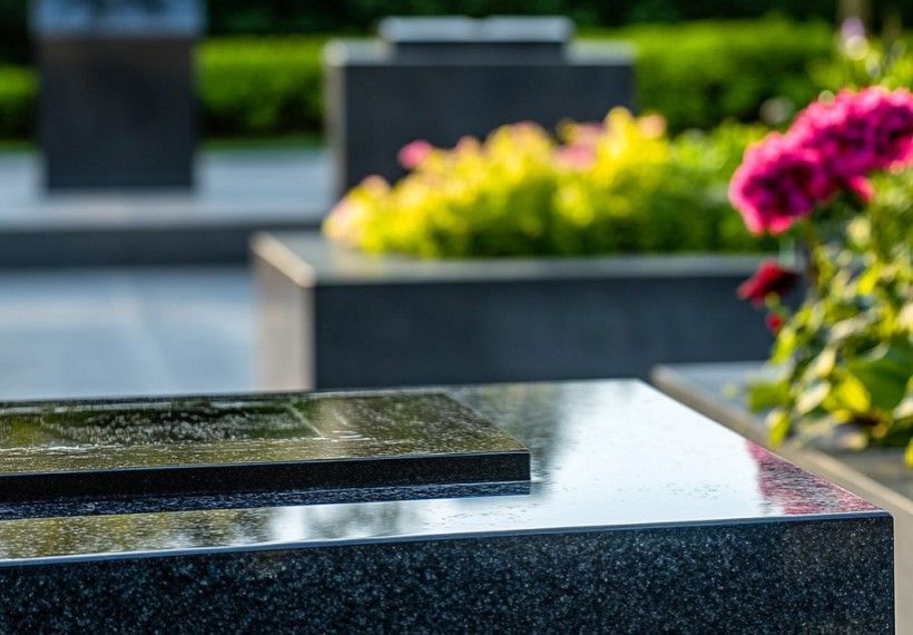 Modern Cemetery Memorial in Indian Rocks Beach Cremation Garden
