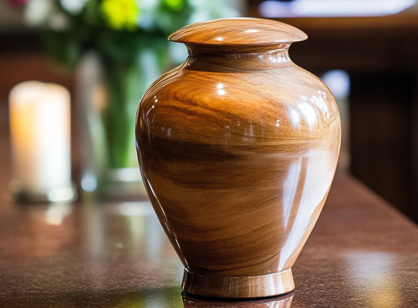 Wooden Urn for Cremation in Largo FL