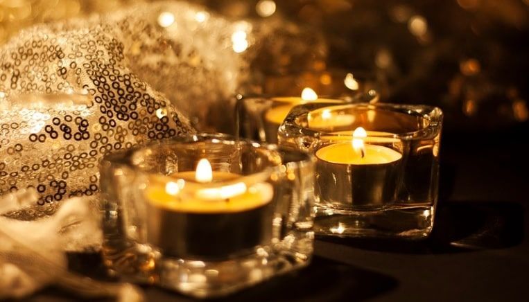 Glass Votive Candles for Clearwater Cremation Tribute