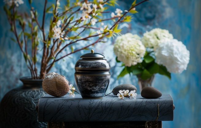 Decorative Urn for Clearwater FL Cremation Display
