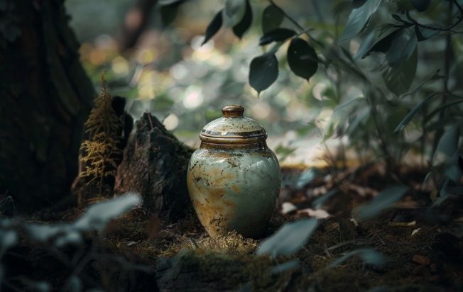Indian Rocks Beach Urn in Forest Resting Place