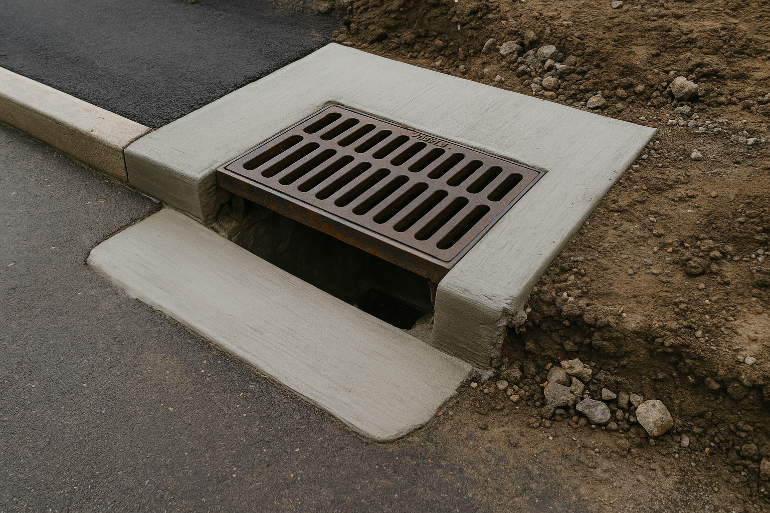 Commercial catch basins in Twinsburg